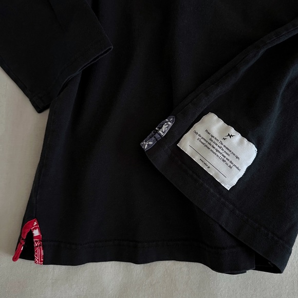 High End Japanese Streetwear WHIZ LIMITED Men’s Black Pocket Shirt - Picture 2 of 5